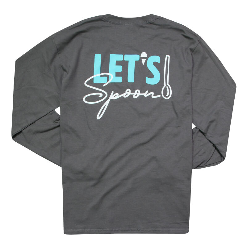 MSC Let's Spoon Tee - Long Sleeve - Charcoal – Fat Brands Uniforms